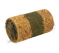 Kerbl Pet Tunnel d'herbes, Tunnel d'alimentation, M, 25 x Ø 14,5cm, 300g, rempli de Foin, ingrédients naturels, cachette et friandise