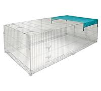 Kerbl Petits Animaux Enclos Extérieur avec Dispositif Anti-Fugue, 230x115x70 cm