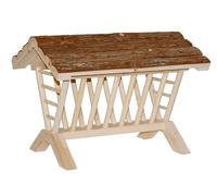 Kerbl Petits Animaux Râtelier à Foin Nature 45x32x33 cm