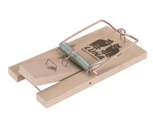 Kerbl Piège à rats en bois Luna, 1 pièce piège à percussion avec déclenchement en bois