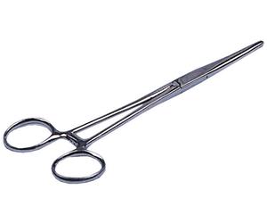 Kerbl Pince hémostatique 17 cm en acier inoxydable