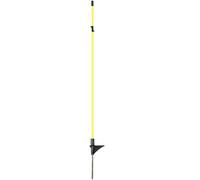 Kerbl Piquet ovale en fibre de verre 110 cm - 10 pces. incassable, forme ovale, pointe métallique