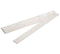 Kerbl Plaque basculante 300 mm pour rideau à bandes Safestrip, acier inoxydable