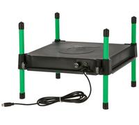 Plaque chauffante Kerbl CosyHeat - noir/vert - 25 W