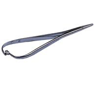 Kerbl Porte aiguille Mathieu 17 cm acier inoxydable, modèle droit