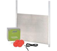 Kerbl Porte Automatique pour poulailler avec Trappe coulissante - Kit Complet Porte de poulailler/Trappe pour Poules - 220 x 330 mm