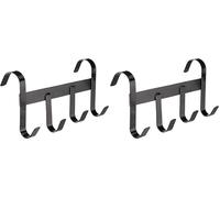 Kerbl Porte-Bridon avec 4 Crochets en Métal pour Cheval Noir, 1 Unité (Lot de 2)