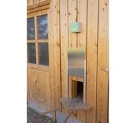 Porte coulissante de poulailler 43 40 cm 436732