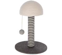 KERBL - Poteau griffoir pour chat - Tronc 42 cm - FUNGHI - Gris/blanc - Sisal - Base : ø 30 cm