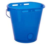 Kerbl Poubelle bleue transparente avec graduation, sans accessoires.