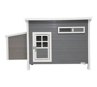 Kerbl Poulailler Barney Plastique 137x73x83 Cm Gris Et Blanc 423474