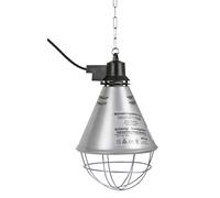 Kerbl Protecteur de lampe infrarouge - max. 175 W protecteur en aluminium 21cm - 5m de câble