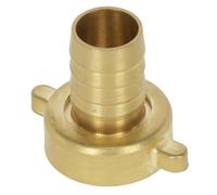 Kerbl Raccord de Tuyau 2 pièces, Filetage intérieur 3/4" x Douille 1/2", Laiton