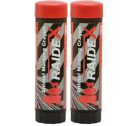 Kerbl Raidl 201 Stylo pour marquage du bétail Rouge Porcs, moutons, veaux, identification du bétail (Lot de 2)