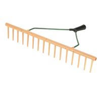 Kerbl Râteau en plastique avec 16 dents utilisable avec n'importe quel manche d'outil