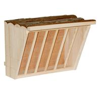 Râtelier à foin - KERBL - Nature XL - 28 x 20,5 x 22 cm - Pour rongeur - Bois