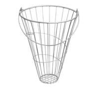 Kerbl Râtelier à foin rond, 50x38x14 cm corbeille à fourrage en fer galvanisé