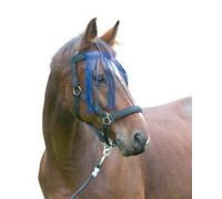 Kerbl Ruban de frange avec fermeture Velcro Bleu