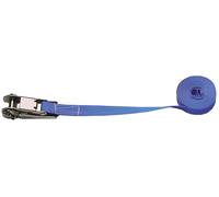 Kerbl Sangle d'arrimage à cliquet, en Une Seule pièce, Bleue, 25 mm/5 m, capacité d'arrimage 800 kg, Bleu