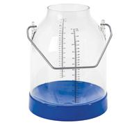 Kerbl Seau à lait en plastique, 30 L avec anse 117 mm, sans couvercle et bleu