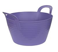 Kerbl Seau Flexible FlexBag Violet, 12L | Panier en plastique robuste pour nourriture, transport et nettoyage - Violet - 12 l