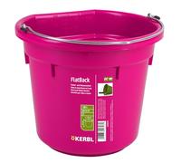 Kerbl Seau-mangeoire Flatback 20 L Rose