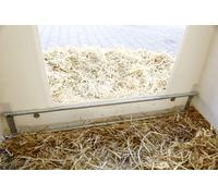 Kerbl Seuil Kit de post-équipement métallique pour igloo à veaux CalfHouse PE UV+
