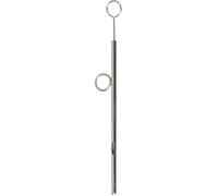 Kerbl Sonde trayeuse, acier inoxydable, 8 cm, 3 mm modèle Fürstenberg avec anneau