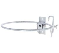 Kerbl Support de seau, ø 28cm, métal galvanisé, pour veaux et chevaux, pour montage mural
