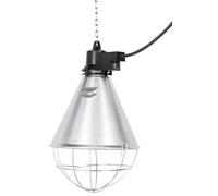 Kerbl - Support pour lampe infrarouge 22281 | Câble de 2,5 m, lampes de 2 à 175 W, abat-jour en aluminium et panier de protection, interrupteur économique