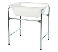 Kerbl Support sur pieds pour bac de rinçage Economic 65 L démontable