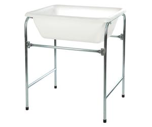 Kerbl Support sur pieds pour bac de rinçage Economic 65 L démontable