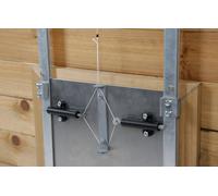 Kerbl Système de verrouillage automatique pour porte de poulailler pour porte coulissante de poulailler