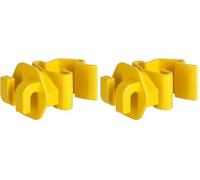 Kerbl T-Post Isolateur de câble Jaune Modèle 2016 (Lot de 2)
