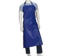 Kerbl Tablier de lavage motif agriculture pour maison et cour imperméable bleu 125 x 100 cm
