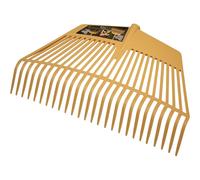 Rateau a feuille 2 en 1 ,jaune