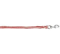 Kerbl Threaded Hippopotame avec Mousqueton Mixte, Rouge-Bordeaux/Beige, Karabinerhaken