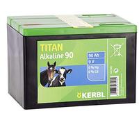 Kerbl Titan 442080 Batterie sèche alcaline 9 V 90 Ah