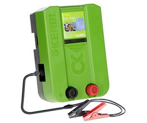 Kerbl Titan Duo 1500 Électrificateur de clôture électrique avec batterie 1,5 J