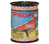 Kerbl Trace de clôture Professionnelle 6 x 0,30 TriC, 400 m, Blanc/Rouge