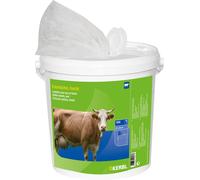 Kerbl UdderoClean chiffon pour mamelles humide dans un seau 1000 feuilles