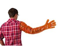 Kerbl Vetbasic 15364 Lot de 100 gants jetables Orange 90 cm