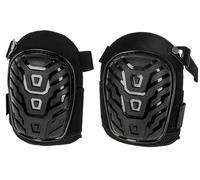 Kerbl works Genouillères ComfortKnee, genouillères, protection des genoux, noir, 23,5 x 18 cm, PVC, polyester, avec ficelles d’attache élastique et fermeture scratch
