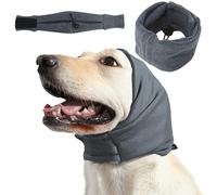 Kercynar Chapeau anti-bruit pour chien, cache-oreilles pour le bain, les orages, le soulagement de l'anxiété du chien, chapeau chaud coupe-vent pour chien