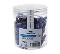 KERDEJAR 100 pièces Jinhao Universel Noir Bleu Stylo Plume Cartouches d'encre 2.6mm recharges école Bureau Papeterie Bleu
