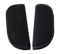 KERDEJAR 2 pièces Universel bébé Poussette Ceinture Coussin Enfants Voiture Sangle de siège Souple véhicule sécurité épaule Couverture Pad Protecteur pour Nouveau-nés Nourrissons Noir
