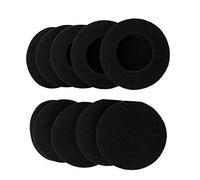 KERDEJAR 5 Paires 60 mm / 2,4 "Coussinets d'oreille en Mousse de Remplacement pour Casque Logitech - H600 H330 H340 / Aiwa HP-CN5 / Labtec Axis 502 Noir
