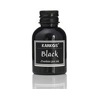 KERDEJAR Encre de Recharge, 1 Bouteille d'encre colorée Pure pour Stylo Plume 30 ML pour Le Remplissage des encres Papeterie Fournitures de Bureau Scolaire Noir