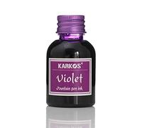 KERDEJAR Encre de Recharge, 1 Bouteille d'encre de Stylo Plume colorée Pure 30 ML pour Le Remplissage des encres Papeterie Fournitures de Bureau Scolaire Violet