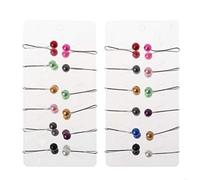 KERDEJAR Hijab Écharpe Clips, 24 Pcs Musulman Hijab Écharpe Broche Perle Clip Écharpe Broche Foulard Châle Écharpe Accessoires Lady Musulman Écharpe Clips Jewerly Cadeau Color Mixing